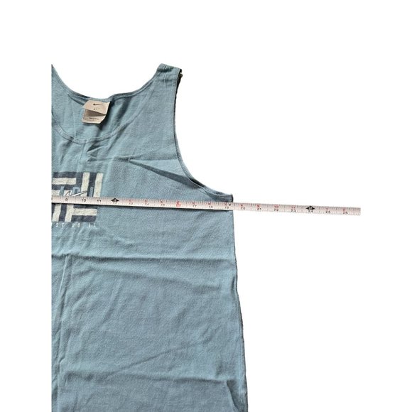 Nike Just Do It Light Blue Vtg Tank Top Shirt Cotton Men's‎ Large | b1 - Picture 4 of 7